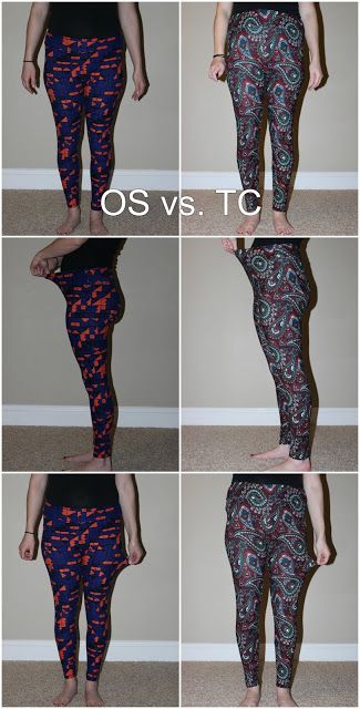 LulaRoe OS vs TC leggings Legging Hacks, Lularoe Leggings, Styling Tips, Mom Style, Endless Possibilities, Size Guide, Leggings, Pants, Fashion Tips