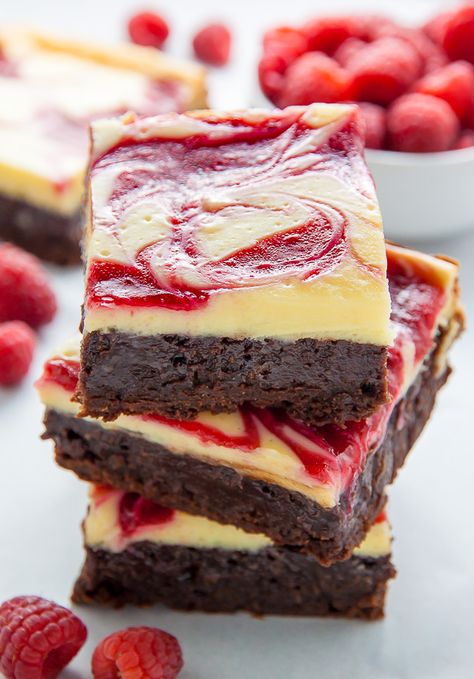 White Chocolate Raspberry Cheesecake Brownies - Baker by Nature Raspberry Cheesecake Brownies, Raspberry Cheesecake Bites, Raspberry Cheesecake Bars, White Chocolate Raspberry Cheesecake, Cookie Dough Cake, Cheesecake Brownie, Raspberry Brownies, Baker By Nature, Chocolate Raspberry Cheesecake