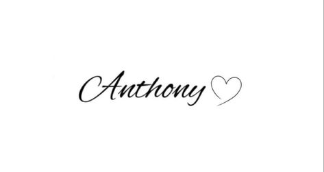 Anthony Name Tattoo Fonts, I Love Anthony, Anthony Tattoo Name Ideas, Anthony Tattoo Name, Anthony Name Tattoo, Anthony Name, Anthony Tattoo, Chest Tattoo Fonts, Tatto Name