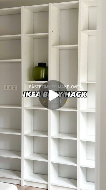 Rina Linthe on Instagram: "IKEA BILLY HACK - Teil 1

… und ich verspreche euch, Teil 2 zieht euch die Schuhe aus 🙌🏼✨

#ikeahack #diyikea #ikeadiy #ikeahacks #ikeahackers #billyikea #ikeabilly #billydiy #diybilly #billyhack #ikeabillyhack #diy #diyblogger_de #diyblogger #umgestaltung #makeover #einrichtung #inneneinrichtung #einrichtungsideen" Ikea Hack Billy, Billy Hack, Ikea Billy Hack, Billy Oxberg, Billy Ikea, Ikea Billy, Ikea Hacks, Ikea Diy, Ikea Hack