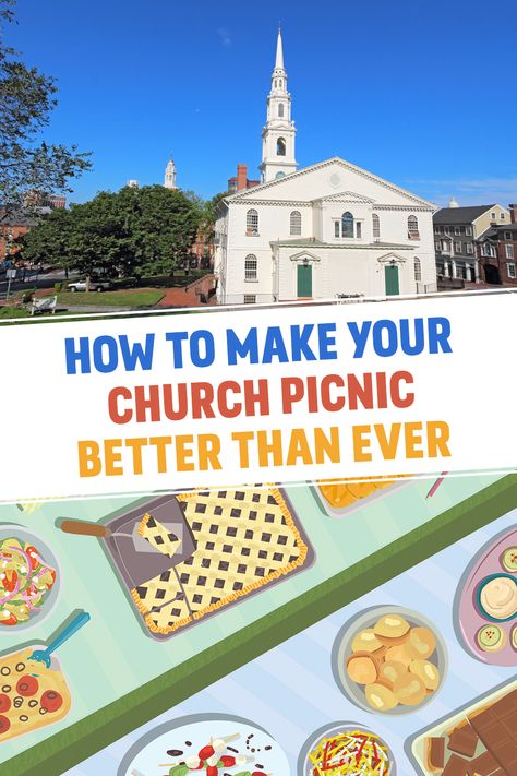 How to Make Your Church Picnic Better Than Ever Community Picnic Ideas, Back To School Picnic Ideas, Picnic Event Ideas, School Picnic Ideas, Church Picnic Ideas, Congregation Picnic, Church Party Ideas, Church Fellowship Ideas, Church Event Ideas