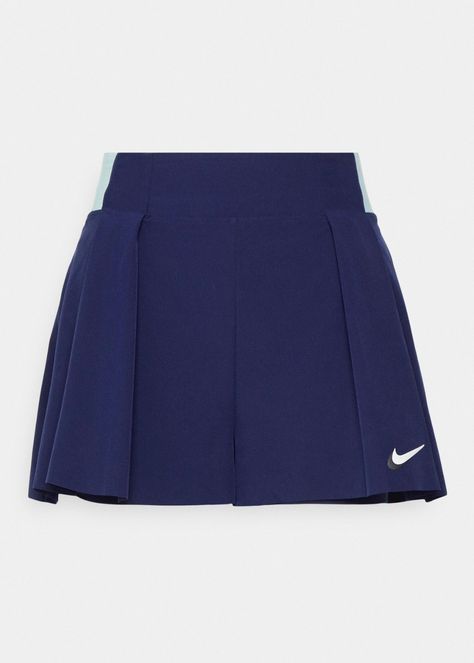 Navy pleated skirt