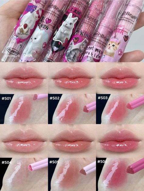 What it is: A lightweight and non-sticky crystal jelly lip balm. It melts directly on lips, and continuously moisturizes and plump lips even after repeated reapplications. New version with fine glitter for super glowy lips. (Old Versions) Size 1.5g FLT064 All-natural & cruelty-free Ingredients: Diisostearyl Malate, Bis-Behenyl Alcohol/Isostearyl Alcohol/Phytosterol Dipolylinoleyl Dipolylinoleate, Hydrogenated (Styrene/Methylstyrene/ indene) copolymer, cetyl ethylhexanoate, polyglyceryl-2 triisostearate, synthetic wax, silica dimethyl silylate, white beeswax , CI 77891, CI 77491, (Daily) Fragrance, Menthol, Tocopheryl Acetate, CI 77499, Menthol Lactate, Pentaerythritol Tetrabistert Butylhydroxyhydrocinnamate, CI 77492, Triethoxyoctylsilane Korean Lip Balm Products, Flortte Lip Gloss, Jelly Lips, Futuristic Makeup, Crystal Jelly, Korean Lips, Jelly Lipstick, Lip Jelly, Alat Makeup