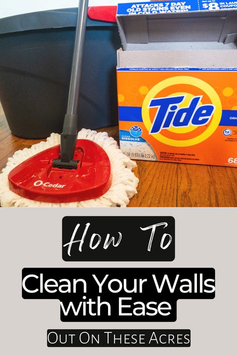 Clean Your Walls, Mop Solution, Tide Powder, Cleaning Baseboards, Floor Cleaning Solution, Modern Gazebo, Washing Walls, Beach Necessities, Easy Cleaning Hacks