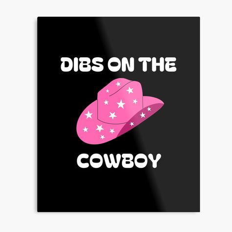 Get my art printed on awesome products. Support me at Redbubble #RBandME: https://www.redbubble.com/i/metal-print/Dibs-On-The-Cowboy-by-WketchArt/154079762.0JXQP?asc=u Dibs On The Cowboy, Cowboy Design, The Cowboy, A Metal, Inspired Homes, Home Decor Inspiration, Decor Inspiration, Metal Prints, My Art