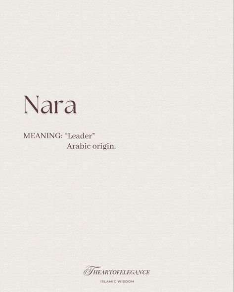 Nara Meaning, Islamic Names With Meaning, Islamic Baby Names, Islamic Names, Arabic Baby Names, Meaningful Baby Names, Muslim Baby Names, Sweet Baby Names, Meaningful Names