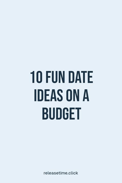 Looking for creative and inexpensive date ideas? Whether you want a cozy night in or an exciting day out, budgeting doesn't mean sacrificing fun! Discover how you can enjoy quality time as a couple without splashing cash at fancy restaurants. From scenic walks to fun DIY projects, learn to spice up your relationship with 10 awesome ideas every couple should try. Affordable yet romantic, these budget-friendly options can help strengthen your bond while keeping your wallet happy. Exciting Date Ideas, Fancy Date Ideas, Couple Things To Do, Inexpensive Date Ideas, Inexpensive Dates, Fun Date Ideas, Date Ideas For Couples, Couples Things To Do, Inexpensive Date