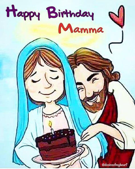 Happy Birthday Dear Mamma💕😍 Happy feast of the Nativity of our Blessed Virgin Mary, the Mother of God.  The Church has celebrated Mary’s… Happy Birthday Mama Mary, Mary Birthday, Happy Birthday Mama, Happy Feast, Jesus Cartoon, Happy Birthday Mother, Jesus Artwork, Birthday Cartoon, Mama Mary