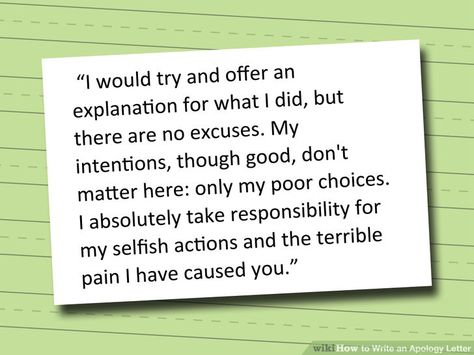 How to Write an Apology Letter: 15 Steps (with Pictures) Im Sorry Quotes For Him, I'm Sorry Quotes For Him Relationships, Apology Letter To Friend, Apology Letter To Boyfriend, Sorry Quotes For Him, Apology Quotes For Him, Apology Text, Sorry Letter, Im Sorry Quotes