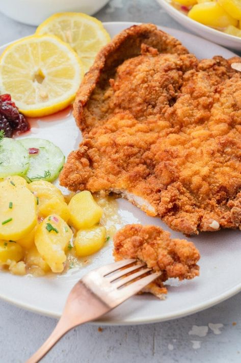 Veal Cutlets In Air Fryer, Wiener Snitzel, Weinersnitchel Recipe, Wiener Schnitzel Recipe, Wienerschnitzel Recipe, Weiner Schnitzel Recipe, Vienna Schnitzel, Veal Scallopini Recipes, Veal Cutlet Recipes