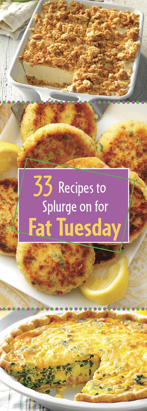 Fat Tuesday Recipe, Fat Tuesday Meals, Fat Tuesday Dinner Ideas, Easy Fat Tuesday Recipes, Fat Tuesday Appetizers, Healthy Fat Tuesday Recipes, Pancake Tuesday Ideas, Fat Tuesday Desserts, Mardis Gras Food