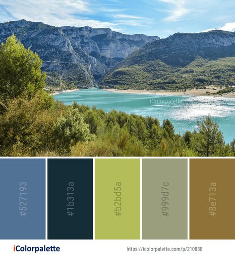 Pine Tree Color Palette, Hiking Color Palette, Pergola Colors, Adventure Color Palette, Landscape Color Palette, Mountain Color Palette, Outdoor Color Palette, Scenery Mountain, Color Palette Ideas