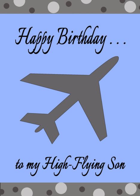 Happy Birthday Pilot, Pilot Gifts Boyfriend, Airplane Card, 20th Birthday Wishes, Air Force Birthday, Pilots Birthday, Son Birthday, Gifts Boyfriend, Happy Birthday Cards Handmade