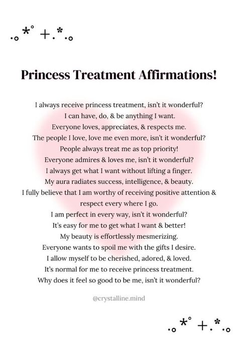 Princess Affirmations, Positive Manifestation Wallpaper, Aesthetic Manifestation, Manifest Affirmations, Manifestation Wallpaper, I Am Positive, Manifestation Spirituality, Manifesting Vision Board, Spirituality Affirmations