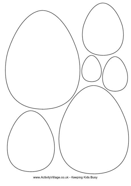 Easter egg template Egg Pattern Printable, Easter Egg Templates Free Printables, Egg Template Free Printable, Shell Template, Eggs Drawing, Påskeaktiviteter For Barn, Egg Drawing, Oppgaver For Barn, Color Eggs