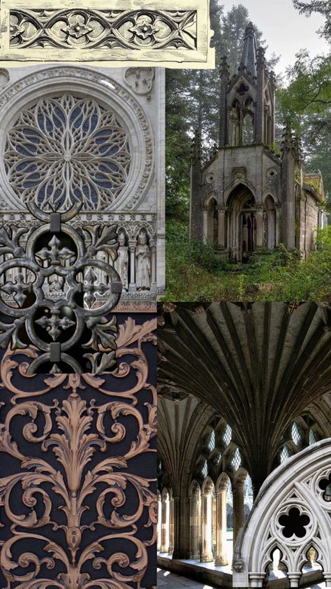 Gothic Architecture, Mood Board, Architecture