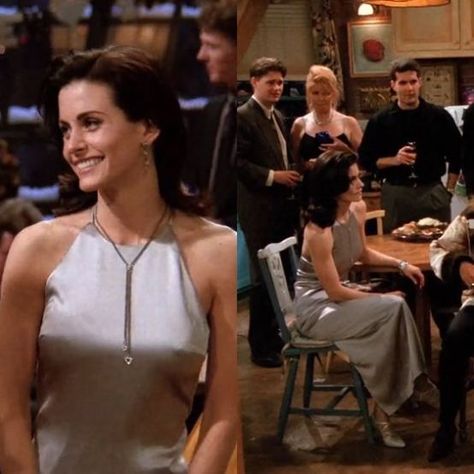 10 Outfits Monica Wore On Friends That We Still Can't Get Over - Society19 UK Monica Geller Muscles, Monica Geller Dress, Grunge Style Outfits, Monica Gellar, Quirky Dress, Fashion Guys, Friends Outfits, 90s Outfits, Short Sundress