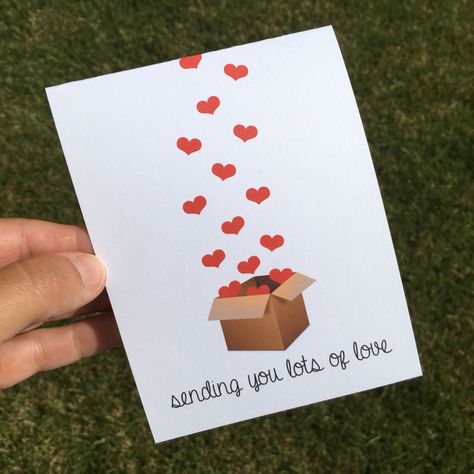 Sending you lots of love!  Say it with a card instead of a text!  #greetingcards #sending #loveyou #missyou #imissyou #longdistance #ldr #longdistancefriendship #Longdistancelove #etsyfinds Relationship Cards Diy, Ldr Birthday, Long Distance Relationship Cards, I Miss You Card, Long Distance Boyfriend, Birthday Gifts For Boyfriend Diy, Cards For Boyfriend, Miss You Cards, Diy Gifts For Boyfriend