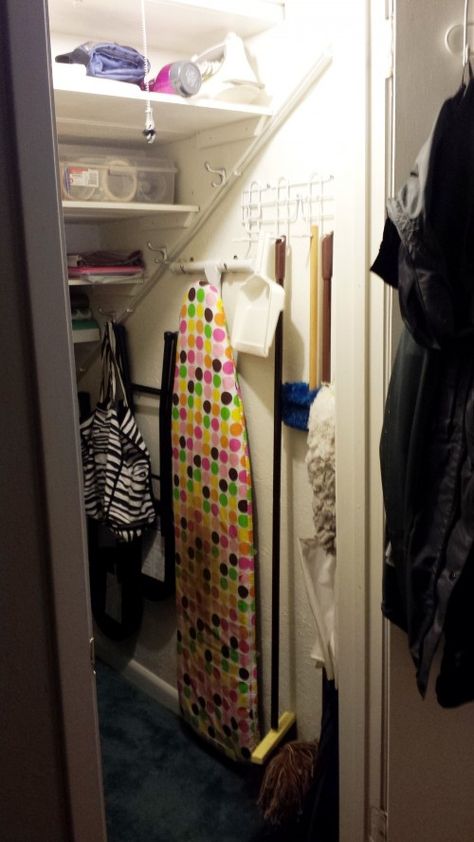 20150330_223323-3 Under The Stairs Closet, Under Stairs Cupboard Storage, Stairs Closet, Under Stairs Pantry, Closet Under Stairs, تحت الدرج, Stairs Renovation, Coat Closet Organization, Utility Closet