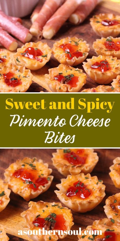 Pepper Jelly Recipes, Red Pepper Jelly, Phyllo Cups, Pre Game, Appetizers Easy Finger Food, Best Appetizer Recipes, Pepper Jelly, Cheese Bites, Savory Appetizer