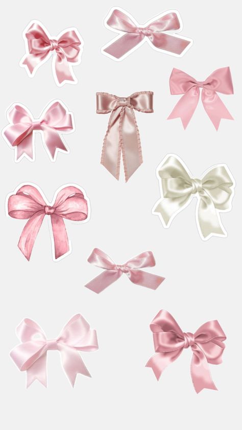 Lace Bow Tattoos, Bow Tattoo, Pop Stickers, Scrapbook Stickers Printable, Stickers Printable, Lace Bows, Aesthetic Stickers, Stories For Kids, Scrapbook Stickers