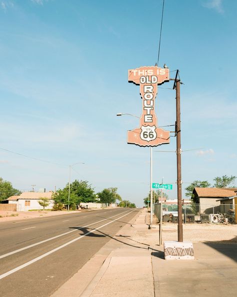 Old Route 66 sign in Winslow, Arizona Route 66 Arizona, Winslow Arizona, Route 66 Sign, Old Route 66, Rail Transport, Hotel Motel, Posters Framed, Image House, Gas Station