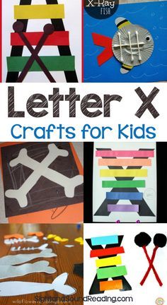 Letter X Crafts Letter X Crafts for preschool or kindergarten - Fun, easy and educational! Students will have fun learning and making these fun crafts! Letter X Projects For Preschool, Xylophone Craft Preschool, Letter Exploration, Aa Letter, Letter Play, Letter X Crafts, Classroom Bathroom, Preschool Letter Crafts, Easy Preschool Crafts