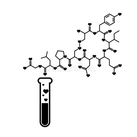 Chemical tube and oxytocin vector icon vector illustration Chemistry Art Drawing Cute, Chimestry Art, Chemical Drawing, Love Chemical, Atom Model Project, Computer Tattoo, Chemistry Drawing, Molecule Art, Chemistry Art