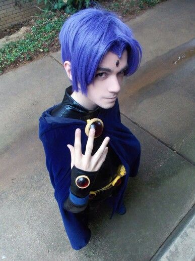 WOW OMG Genderbent Raven, Raven Genderbend, Genderbent Characters, Genderbent Cosplay, Genderbend Cosplay, Disfraces Ideas, Villain Cosplay, Raven From Teen Titans, Teen Titans Cosplay