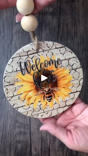 1.9K reactions · 368 shares | DIY home decor. Print on tissue paper to make the cutest sign! I love decoupaging tissue paper to make home decor. 😊

#diyhomedecor #diycrafts #decoupagetissuepaper #decoupageideas #craftideas #diywoodsigns #tissuepapercrafts #easycraft #woodcrafts #diyideas | Rusty Roost Designs | bldgs · Ruby Red Tissue Paper And Modge Podge, Print On Tissue Paper, Printing On Tissue Paper, Bee Stuff, Tissue Paper Crafts, Decoupage Tissue Paper, Decoupage Ideas, Bee Wreath, Diy Wood Signs