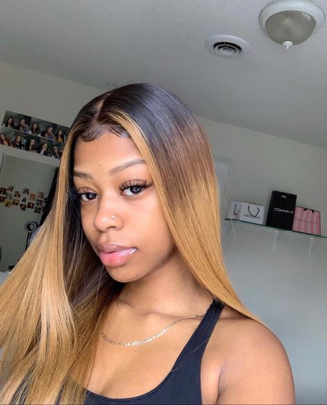 follow: baddiebecky21🔑 Leah Sorrell, Hair Business Ideas, 4b Natural Hair, Sew In Wig, Take Care Of Your Hair, Black Roots, Natural Looking Wigs, Weave Styles, Hair Business