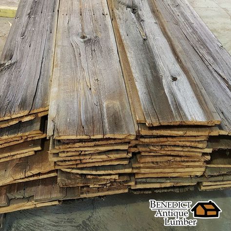 Siding - Benedict Antique Lumber Cabin Ceiling, Rough Cut Lumber, Siding Options, Aged Wood, Engineered Flooring, Aging Wood, Place Your Order, Reclaimed Barn Wood, Exterior Siding