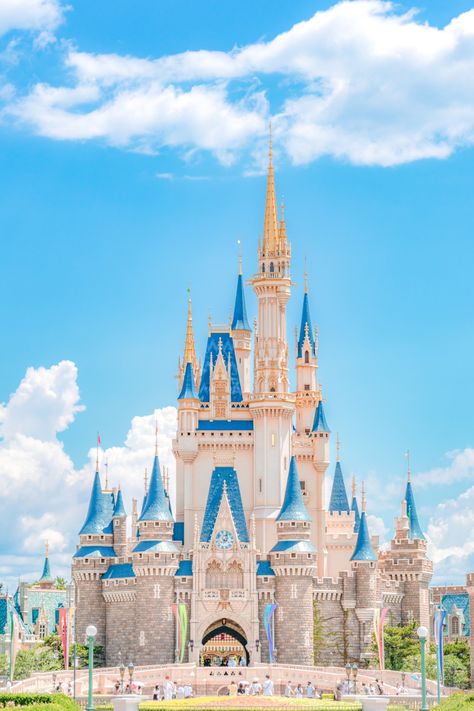 Tokyo Disney Wallpaper, Cinderella’s Castle, Disney Castles, Disney World Castle, Castle Background, Cinderella's Castle, Disneyland Castle, Disney Vacation Planner, Disney Lifestyle