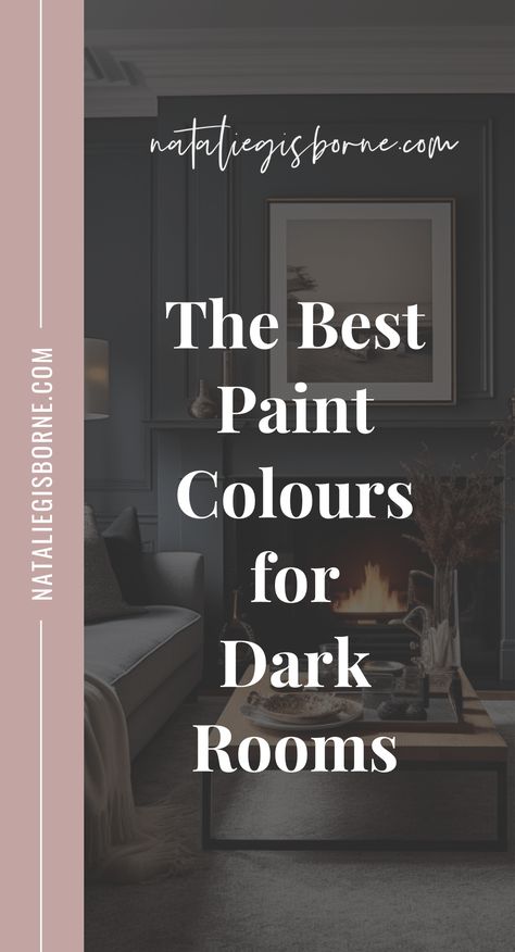 Paint Colours For Dark Rooms: The Ultimate Guide to Choosing Paint Colours for Your Hallway, Living Room, Bedroom, and Kitchen Best paint color to brighten a dark room Dark Colour Interior Design, Interior Dark Colors, Paint Room All One Color, Lounge Wall Colours Paint, Snug Room Paint Ideas, Painting A Room All The Same Color, Dark Colour For Bedroom, Dark Low Ceiling Living Room, Best Paint Color To Brighten A Dark Room