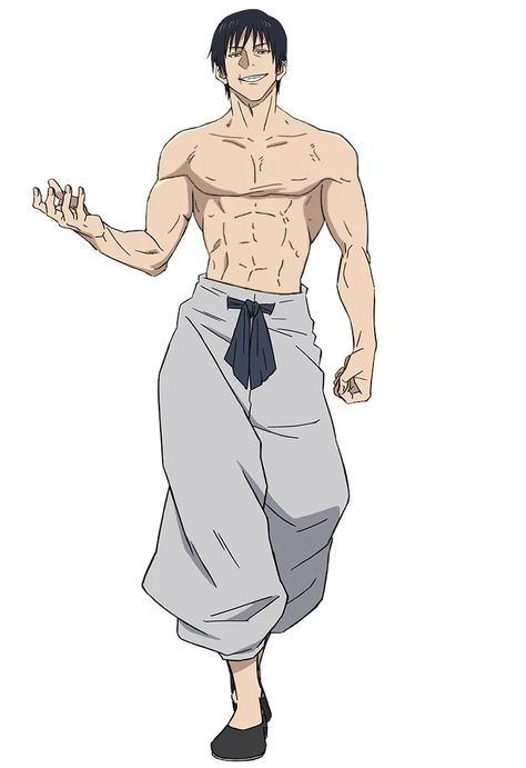 Toji Fushiguro Physique, Toji Fushiguro, Physical Strength, Smart Auto, Anime Guys Shirtless, Anime Monochrome, Chiba, Anime Boyfriend, Anime Sketch