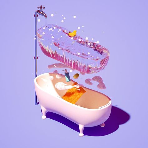 dissected bath, design Anti Gravity, Gravity, The Conversation, Floating, Soap, On Twitter, Twitter, Design