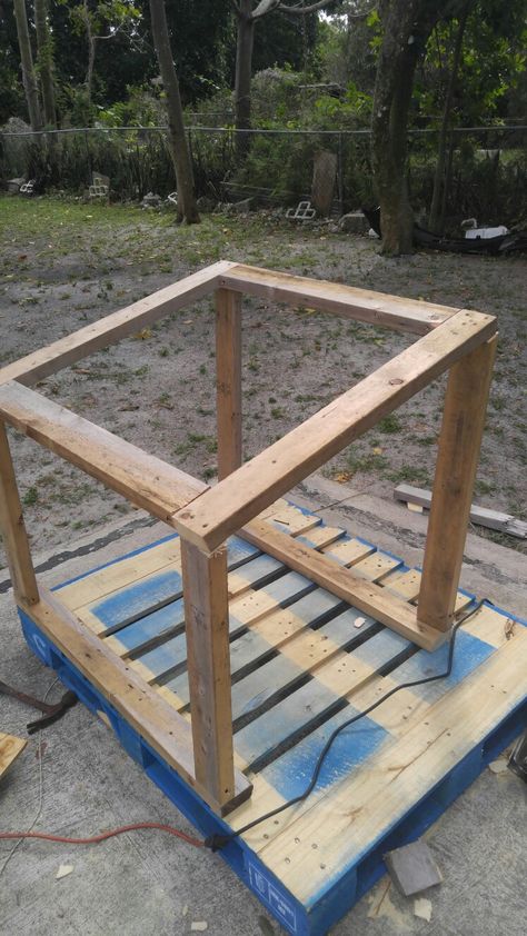 Divided Yard For Dogs, Lean To Dog Shelter, Lean To Dog House, Easy Dog House Diy Outdoor, Diy Easy Dog House, Easy Dog House Diy Simple, Diy Doghouse Outdoor Easy, Pallet Dog House Easy, Diy Dog Shelter