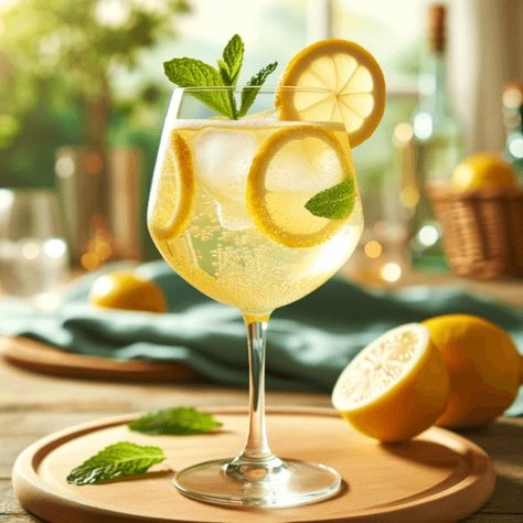 Limoncello Spritz | Chilled Magazine Limoncello Drinks, Limoncello Spritz, Negroni Cocktail, Bar Spoon, Mint Sprig, Whiskey Sour, Winter Dinner, Club Soda, Parmigiano Reggiano