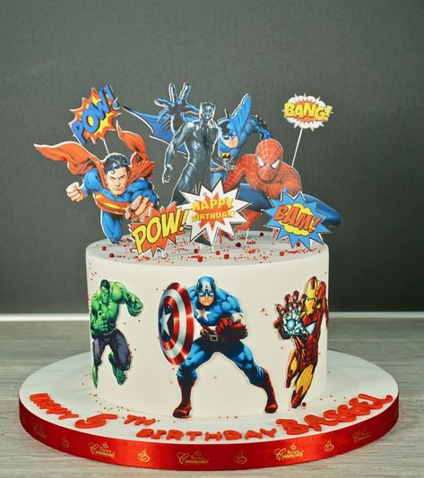 Avengers Bday Cake, Super Hero Theme Cake, Marvel Pasta, Avenger Theme Cake, Avenger Cakes For Boys, Avenger Cake Design, Avengers Cake Ideas, Avengers Cake Ideas Easy, Marvel Cakes For Boys