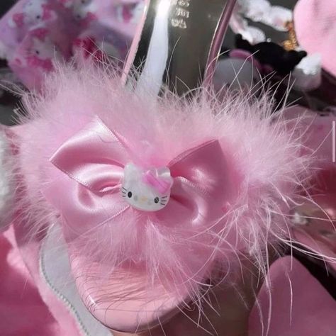 Hello Kitty High Heels, Hello Kitty Heels, Hello Kitty High, Trash Magic, Kitty Heels, Aesthetic Diary, Primadonna Girl, Ribbon Heels, Princess Closet