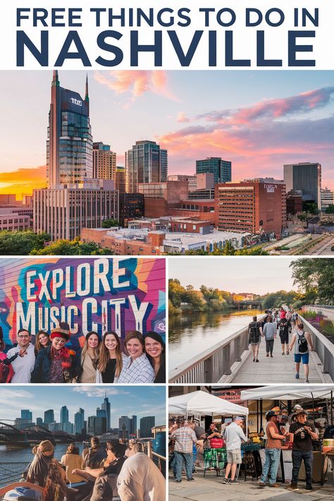 Free Things To Do in Nashville: Explore the City Without Spending a Dime Hiking In Nashville Tn, Nashville Tn Things To Do, Nashville With Teenagers, What To Do In Nashville Tn, Things To Do In Nashville Tennessee, Nashville Picture Ideas, Nashville Activities, Nashville With Kids, Nashville Things To Do