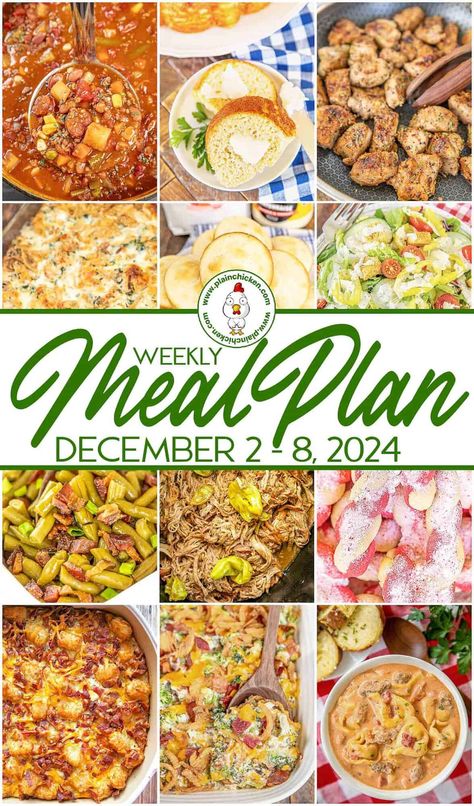 Easy Family Meal Plans For The Week, Week Meal Prep Family, Breakfast Lunch And Dinner Meal Plan Family Of 4, This Weeks Meals, Food Planning Weekly Meal Ideas, Easy Dinner Menu For The Week, Weekly Meal Planner Ideas, $100 Weekly Meal Plan, Themed Meals For The Week