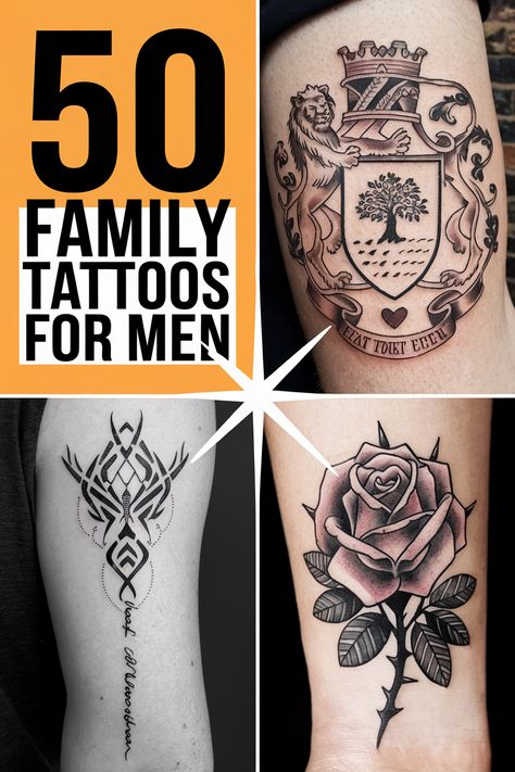 Family tattoos for men, symbolic of love and unity, are a great way to express your connection to your family. Discover 50 unique designs, ranging from classic family tree tattoos to modern minimalist styles. Get inspired by father-child portraits, family crest tattoos, and meaningful quotes about family bonds. Old School Family Tattoo, Children Names Tattoo For Men, Symbol Of Family Tattoo, Family Tattoos For Men Sleeve, Viking Family Tattoo, Family Tattoos For Men Arm Half Sleeves, Tattoos For Uncle, Tattoo Ideas For Men Family, Family Tattoos Symbolic