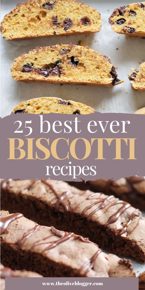 Chocolate Almond Biscotti Recipe, Italian Biscotti Recipe, Biscotti Flavors, Best Biscotti Recipe, Chocolate Biscotti Recipe, Easy Biscotti Recipe, Cranberry Pistachio Biscotti, Biscotti Recipes, Almond Biscotti Recipe