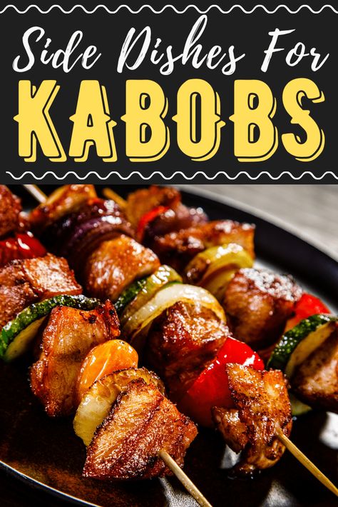 Leftover Kabobs What To Do With, Kabobs On The Grill Sides Dishes, Sides With Kabobs On The Grill, Rice For Kabobs, Sides With Kabobs, Side Dishes With Kabobs, Sides For Shish Kabobs, Sides To Go With Kabobs, Side Dish For Kabobs