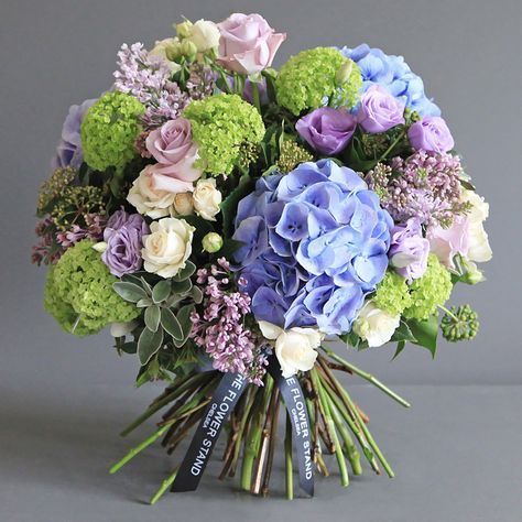 Luxury Flowers Bouquet Gifts, Lilac Lisianthus, Hortensia Bouquet, Hydrangeas Bouquet, Guelder Rose, Flower Bouquet Delivery, Flowers London, Luxury Bouquet, Lilac Bouquet