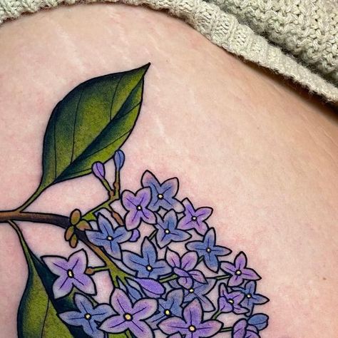 kate on Instagram: "Lilacs for Lindsey ✨🌿 made @good.omen.tattoo" Lilac Tattoo Color, Tattoo For Mom, Lilac Tattoo, Mom Tattoos, Color Tattoo, Lilac, Tattoos, Instagram, Color