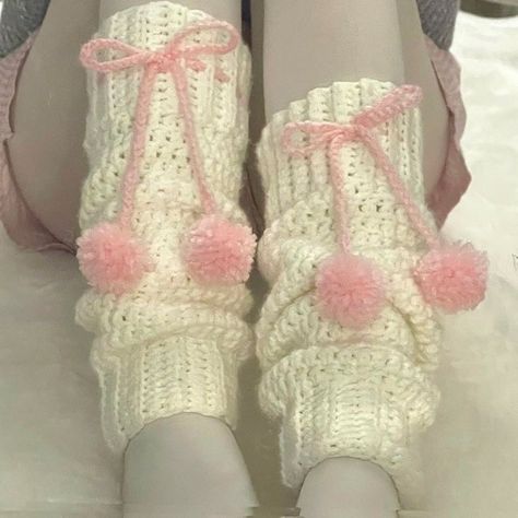 Fruits Basket Crochet, Coquette Crochet, Princess Wardrobe, Crochet Leg Warmers, Crochet Fairy, 일본 패션, Kawaii Crochet, Crochet Tutorials, Crochet Fashion Patterns