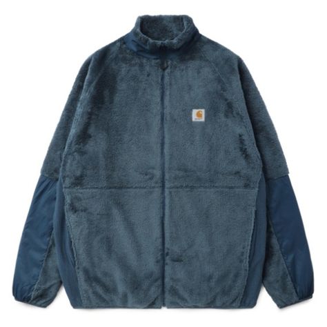 Carhartt WIP Work In Progress Cole Jacket Medium Fleece Lined Sherpa Zip Up Blue Carhartt Work In Progress, My Small Business, Clean Home, Carhartt Wip, Work In Progress, Items For Sale, Medium Blue, Zip Ups, Size Medium