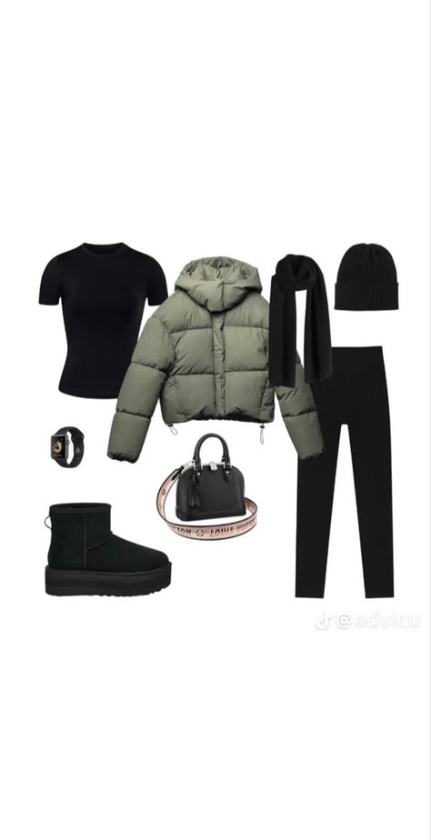 Bonfire Outfit, Ugg Bag, Zara Leggings, Cosy Outfit, Classy Winter Outfits, Fashion Content, Winter Fashion Outfits Casual, Bonfire Night, Cold Outfits